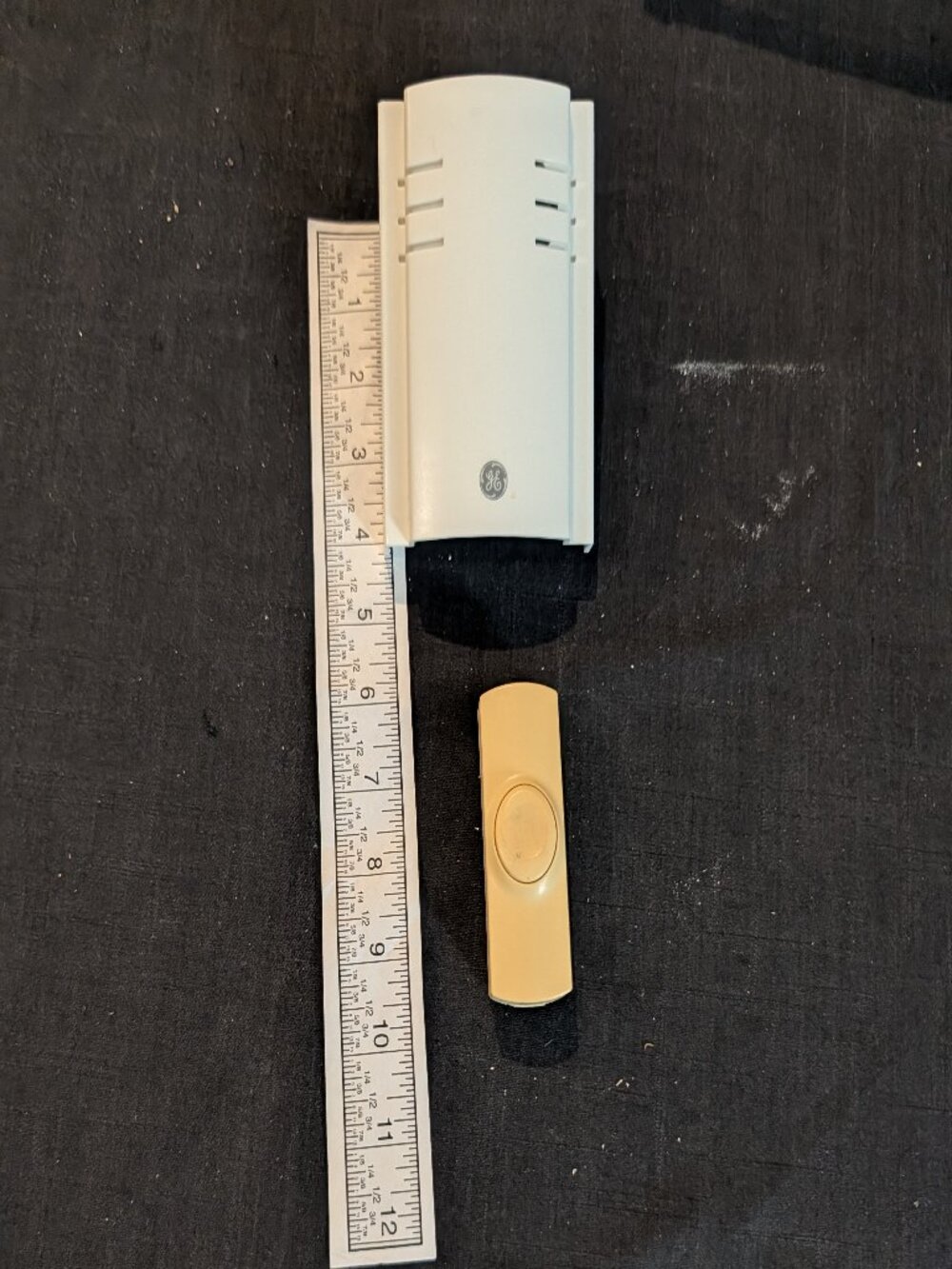 GE wireless Door Chime Receiver with Door Bell Button